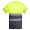 T-shirt Tausport amarelo fluor cinza