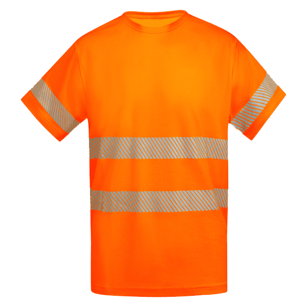 T-shirt Tausport laranja fluor