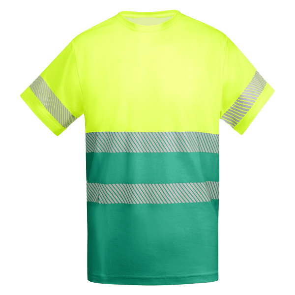 T-shirt Tausport amarelo fluor verde