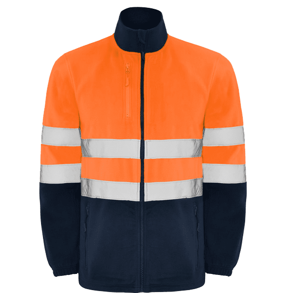 Altsport laranja fluor e azul marinho frente