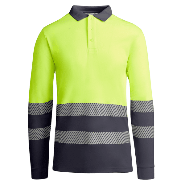 Atsport MC amarelo fluor e cinzento frente