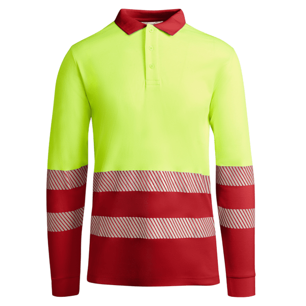 Atsport MC amarelo fluor e vermelho frente