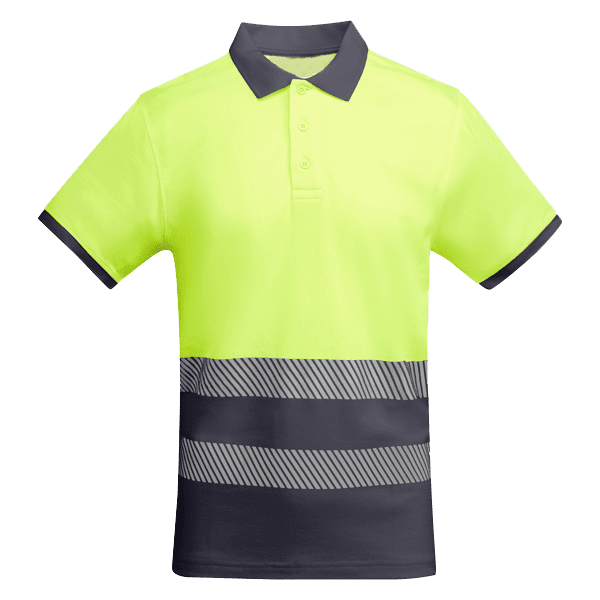 Atsport amarelo fluor e cinzento frente