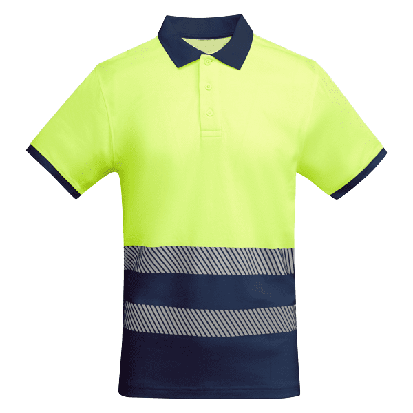 Atsport amarelo fluor e azul marinho frente
