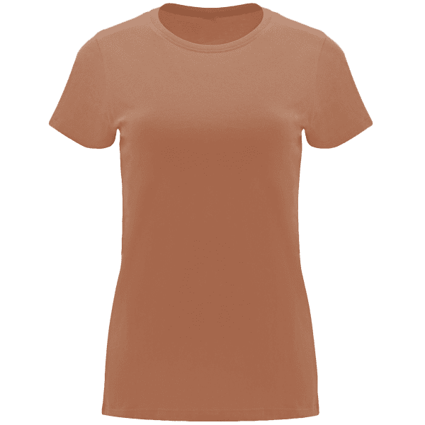 T-shirt Caprisport Senhora tijolo