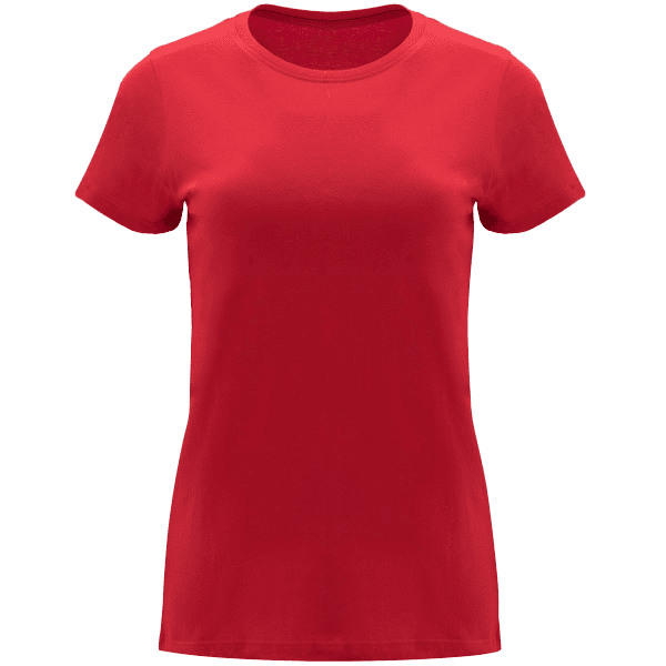T-shirt Caprisport Senhora vermelho