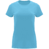 T-shirt Caprisport Senhora azul turquesa