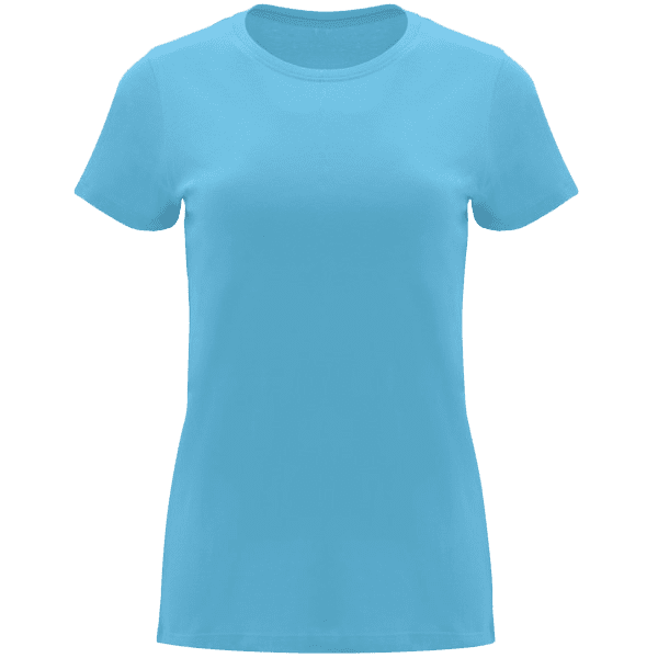 T-shirt Caprisport Senhora azul turquesa