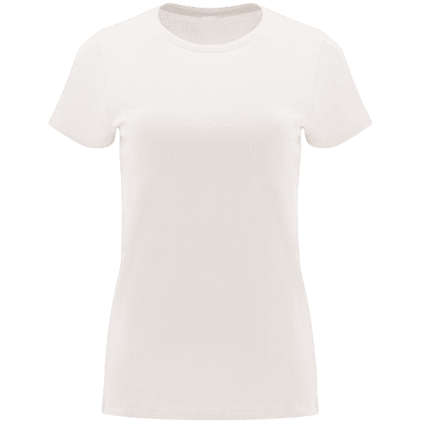 T-shirt Caprisport Senhora branco vintage