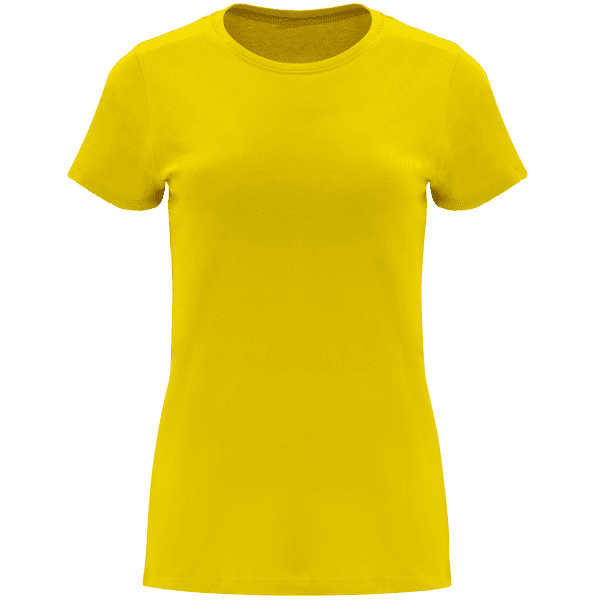T-shirt Caprisport Senhora amarelo