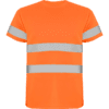 T-shirt Deltsport laranja fluor frente