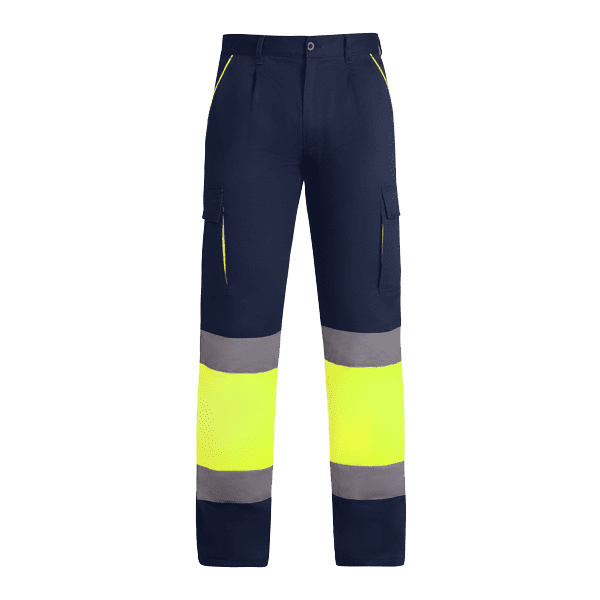 Enisport amarelo fluor e azul marinho frente