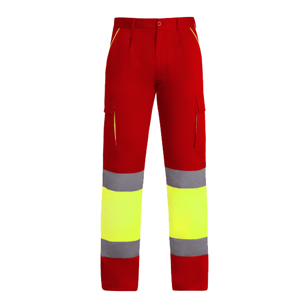 Enisport amarelo fluor e vermelho frente