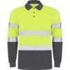 Polasport MC amarelo fluor e cinzento frente