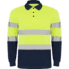 Polasport MC amarelo fluor e marinho frente