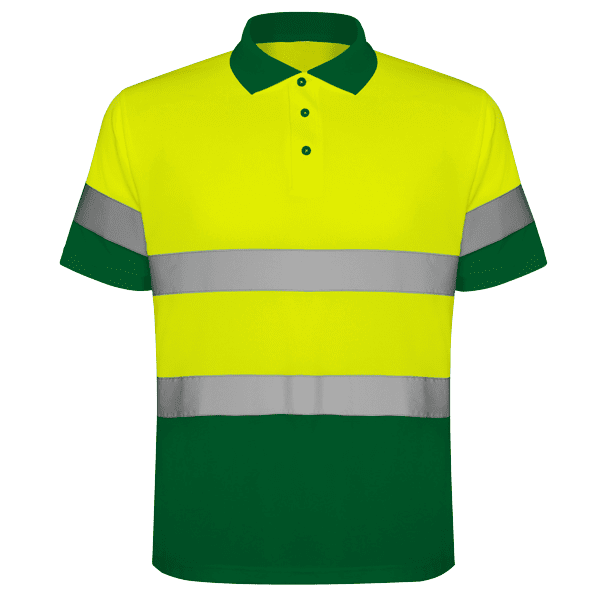 Polasport amarelo fluor e verde frente