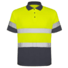Polasport amarelo fluor e cinzento frente