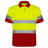 Polasport amarelo fluor e vermelho frente