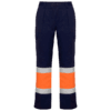 Soasport laranja fluor e azul marinho frente
