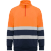 Spicsport laranja fluor e azul marinho frente