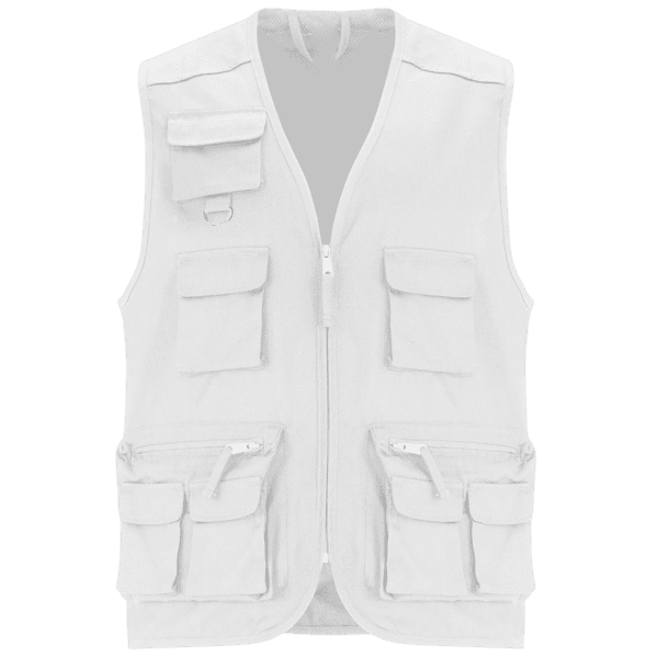 Colete Vensport branco frente