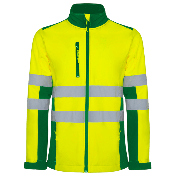 Antasport amarelo fluor e verde frente