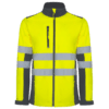 Softshell Antasport amarelo fluor e cinzento frente