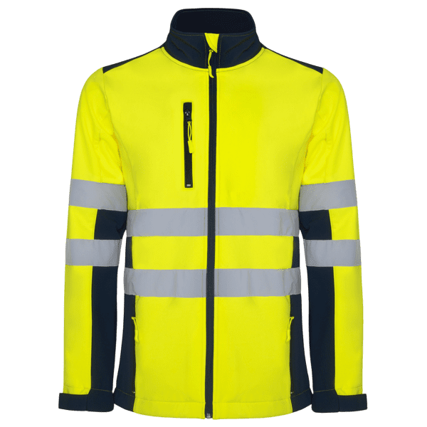 Antasport amarelo fluor e azul marinho frente