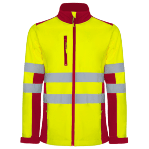 Antasport amarelo fluor e vermelho frente